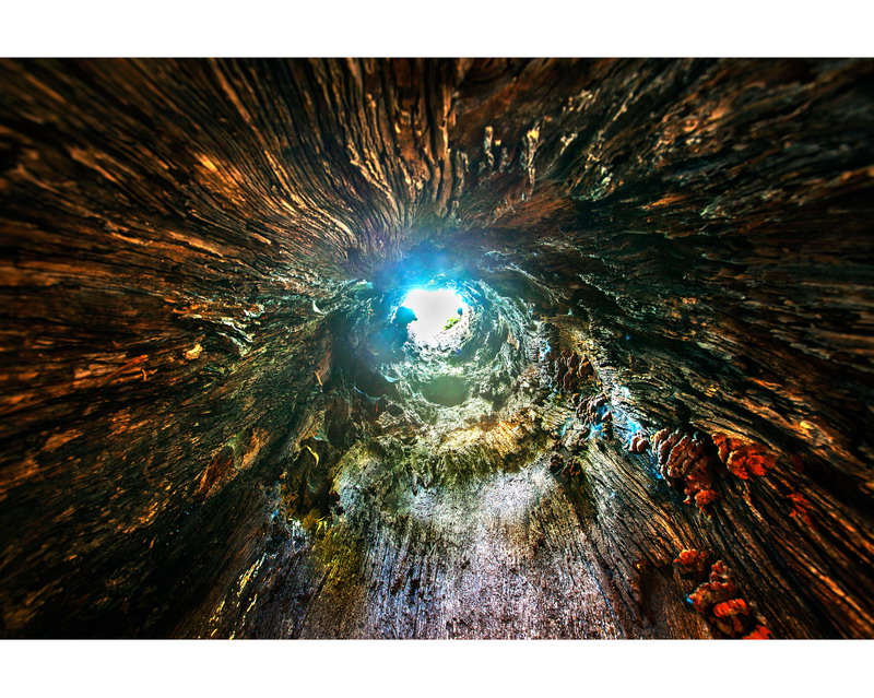 雨天永泰百漈沟景区,别有洞天溶洞