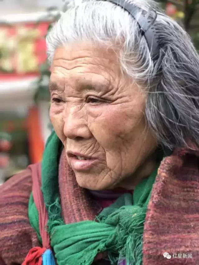 看到捡垃圾吃的老人要报警吗,吃树叶的老太太