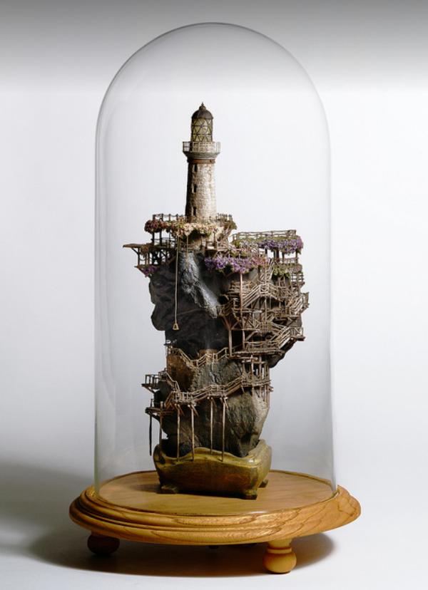 这位迷宫插画师制作的微缩景观让人想住到模型里！