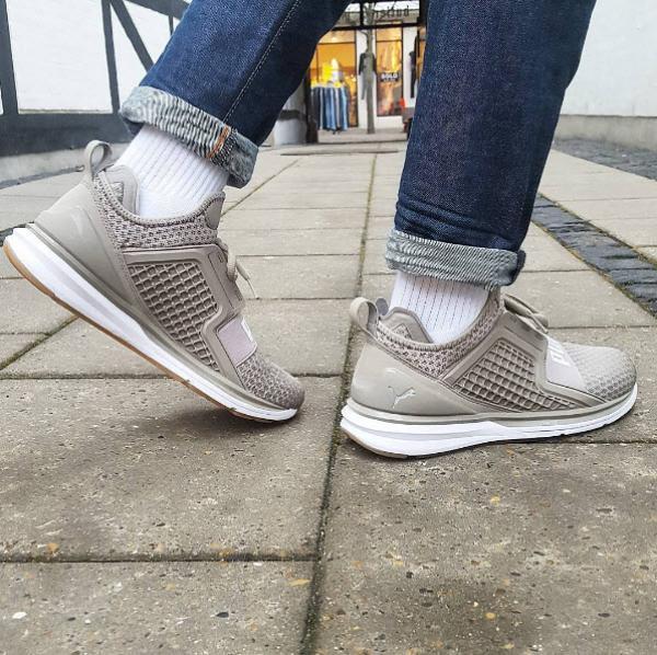 彪马pumaignitelimitless,彪马面包鞋180棕灰色穿搭