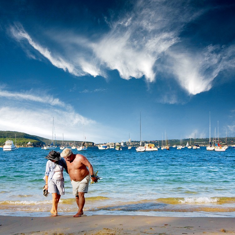 黄昏海边拍照片怎么拍出高级感,海景照拍摄技巧