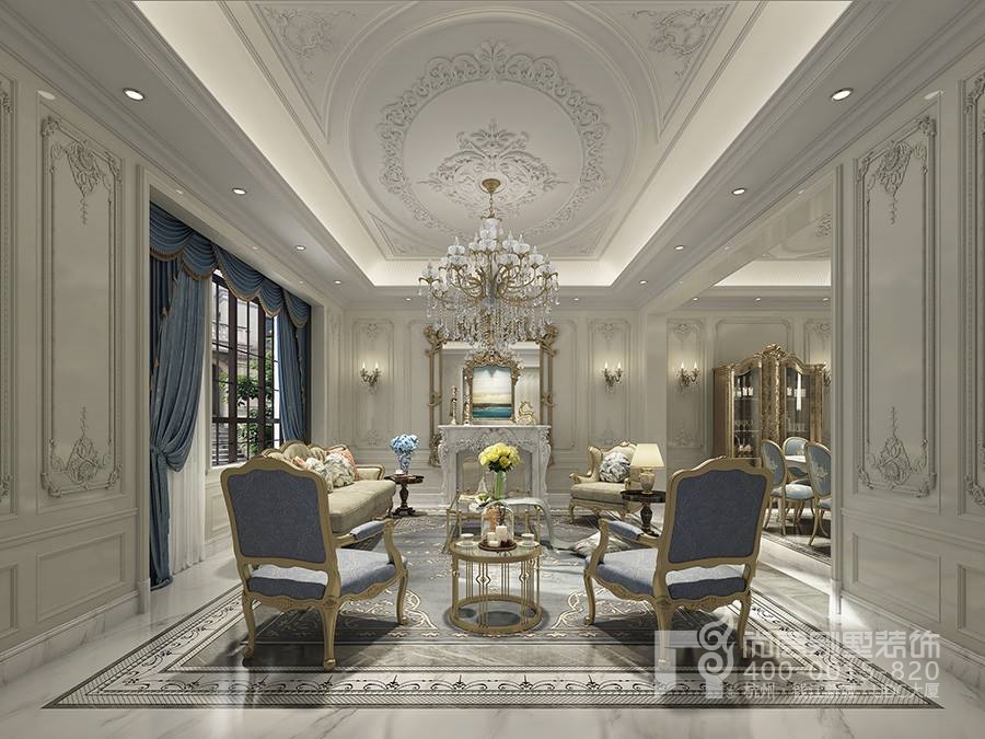 保利霞飞郡排屋,霞山保利装修风格案例