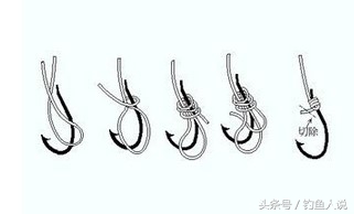 钓鱼的鱼线和竿子怎么绑,新手钓鱼入门鱼线绑法