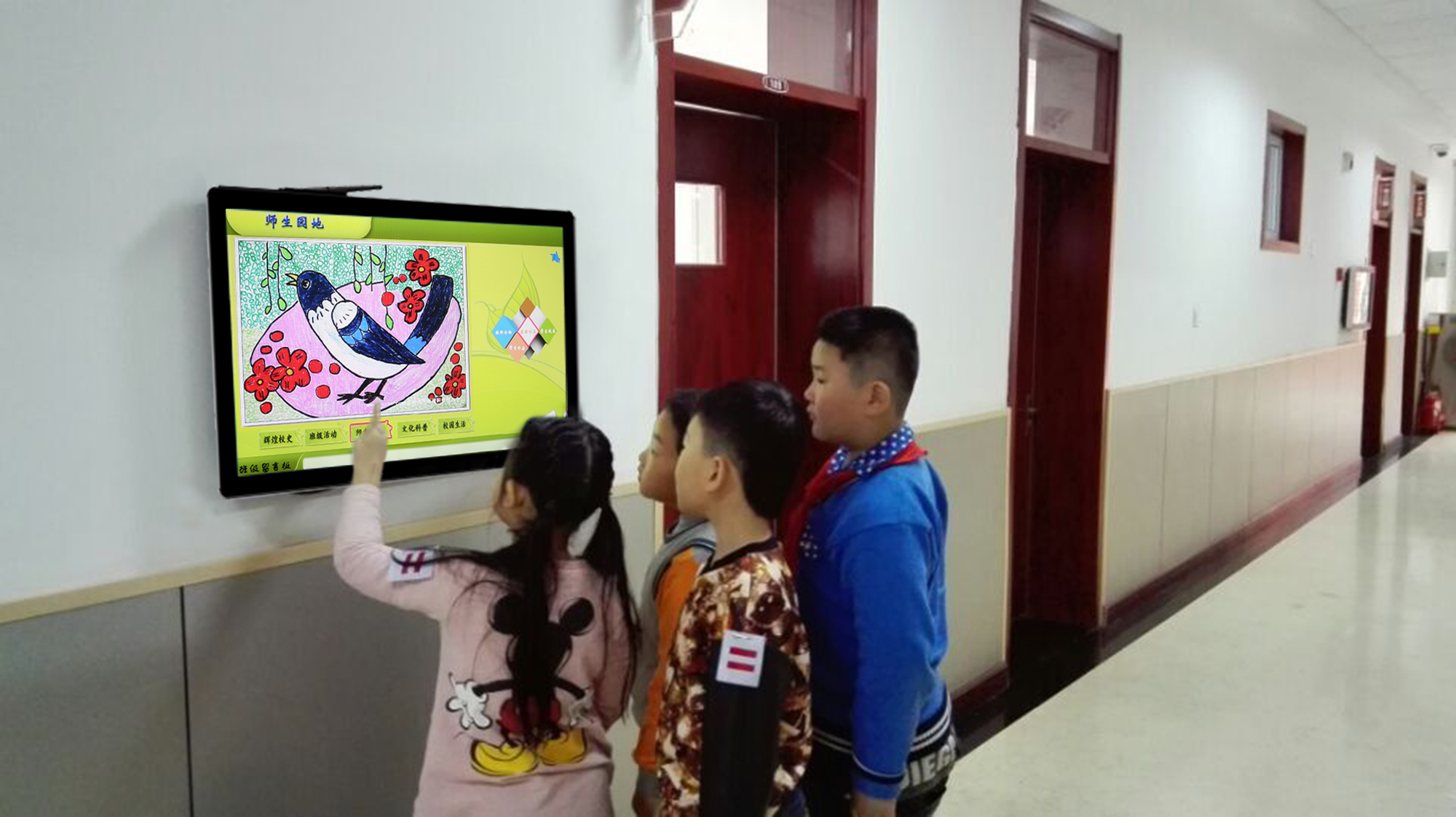 校园门口电子屏,学校电子屏幕是啥