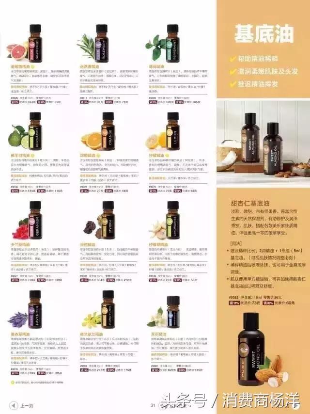 十二款精油的介绍,介绍一下精油种类和价格
