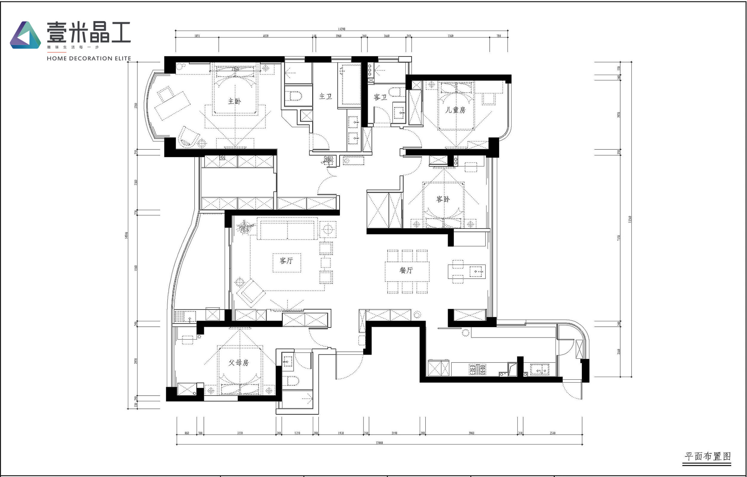 石家庄蓝爵国际——张扬个性的现代前卫装修
