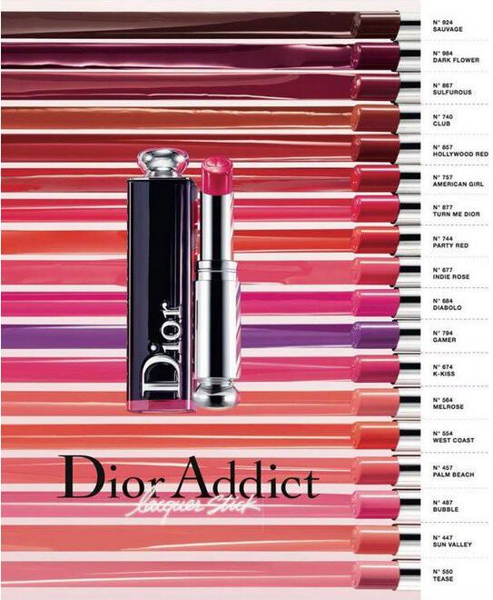 dior2021限量变色唇膏,dior黑管瘾诱超模漆光唇膏