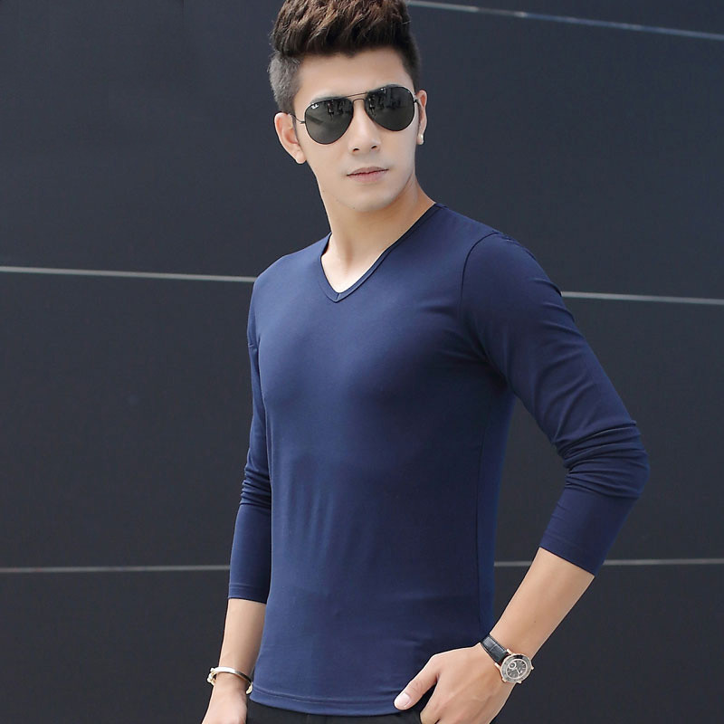 什么脸型适合v领t恤,长脸型的人适合v领上衣吗