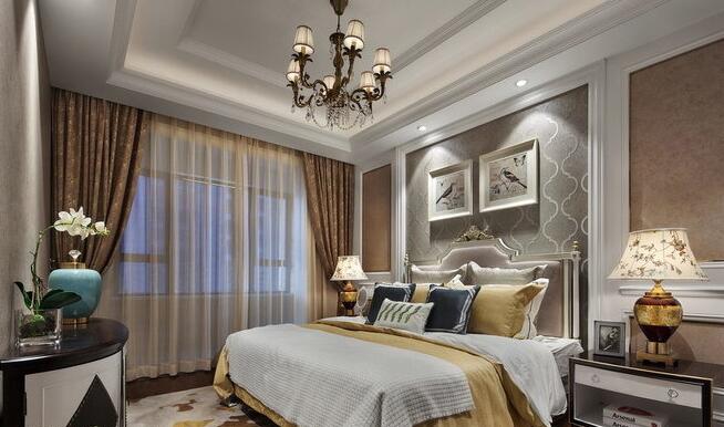 东莞格栏名筑170平新古典四室两厅样板间装修案例