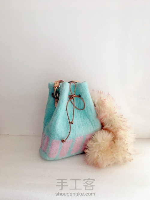 马卡龙色蝴蝶结水桶包,马卡龙色系剑桥包斜挎包