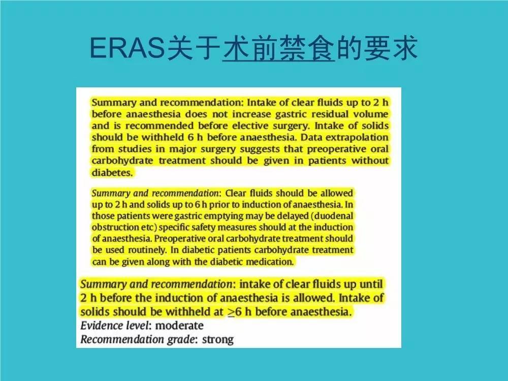 「袁媛专栏」ERAS应用与实践中的营养支持路径