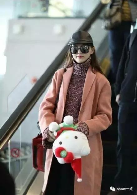 唐嫣米兰时装周优雅时髦,唐嫣真是明星中的时髦精