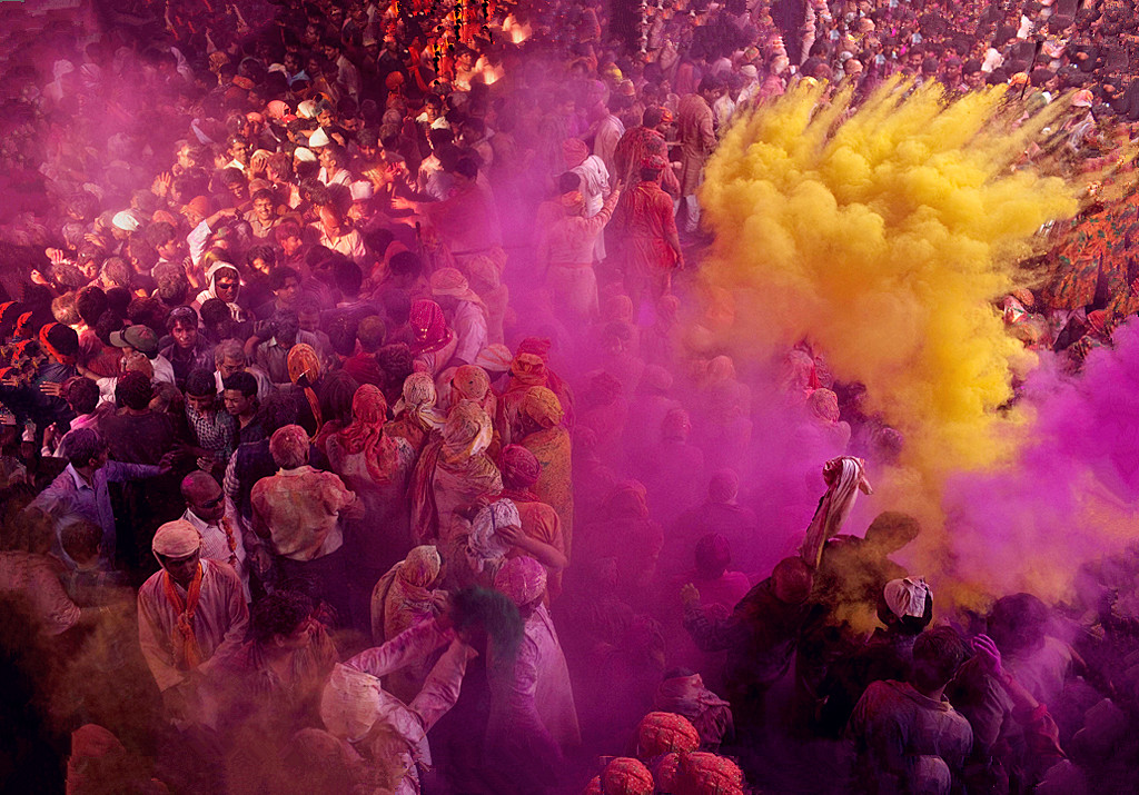 尼泊尔洒红节掠影,尼泊尔洒红节旅游