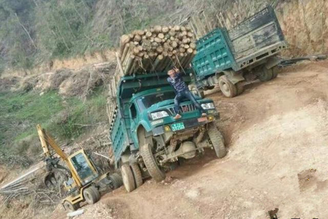 看这行驶路线,秋明山算老几?只服我广西四驱农用车!