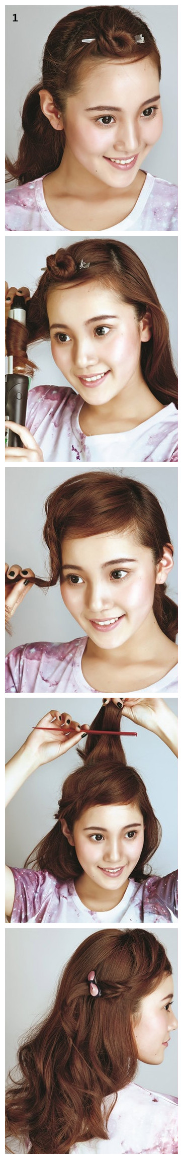 2021显脸小的刘海麻花辫简单编发,8-10岁儿童编发简单漂亮长发刘海