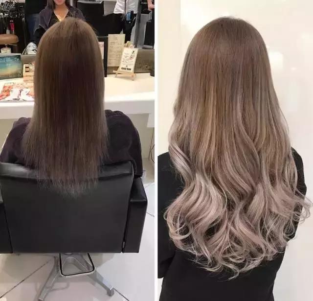 8d二代无痕接发渐变色,接发渐变色直发