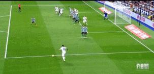 皇马欧冠世界波,皇马逆足世界波