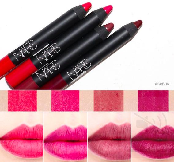 nars阿拉贡唇釉栗子红茶,nars早春系列