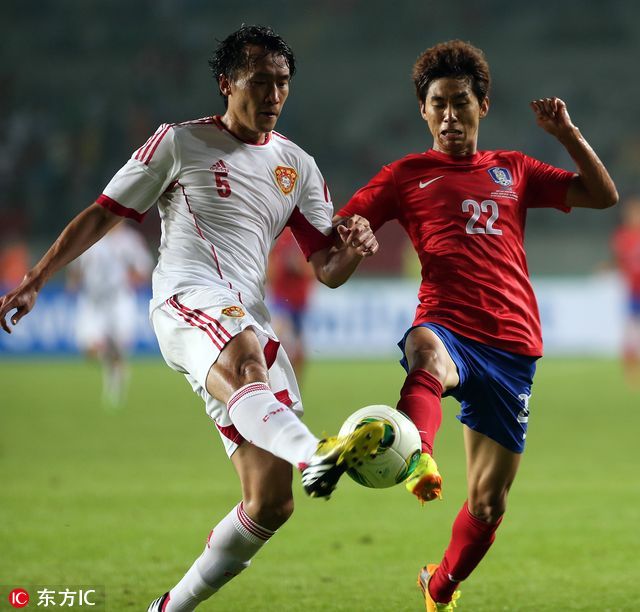 世预赛国足vs韩国赢了吗,世预赛经典战役国足长沙击败韩国