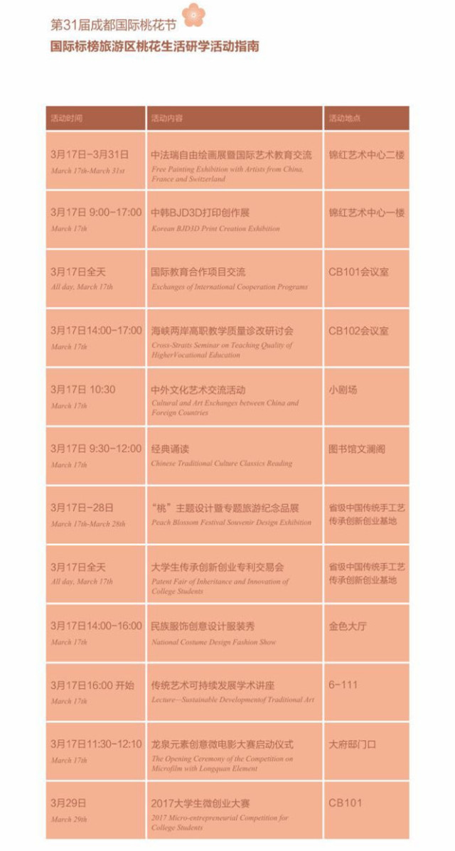 免费看书、免费看病……又一波桃花节精彩活动开启