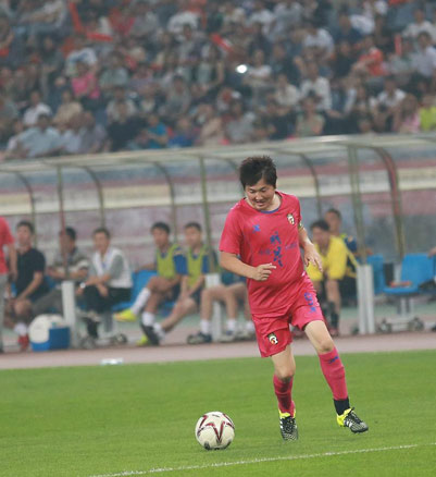 国足鹿晗比拼跑男,国足鹿晗