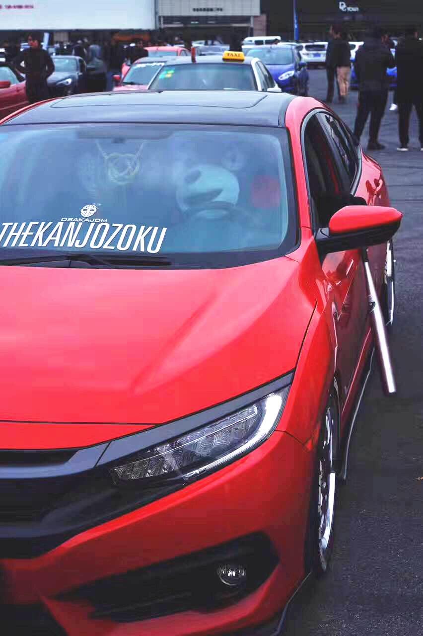 改装最好看的白色10代思域,改的最好看的十代思域