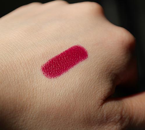 mac唇釉子弹头130,mac丝缎柔雾唇膏试色