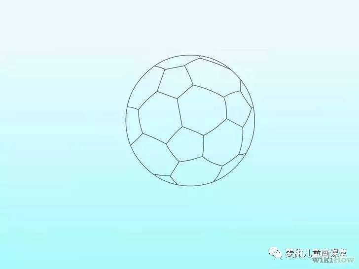 足球的画法和技巧,足球各种画法