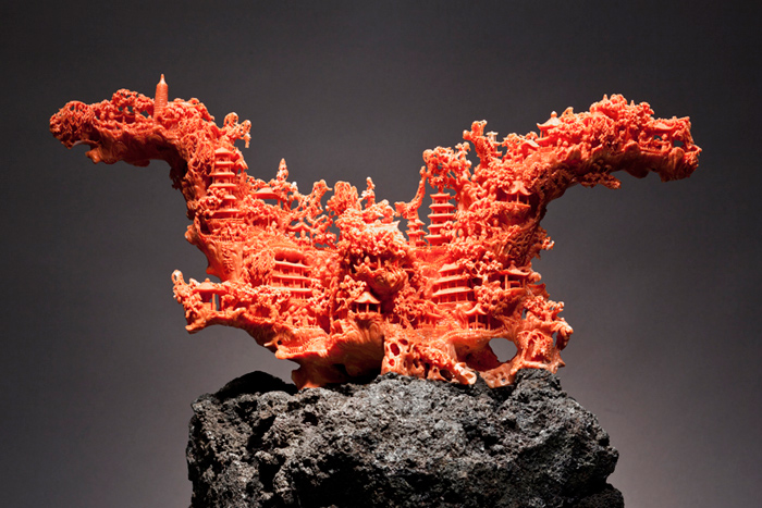 台湾博物馆红珊瑚是真的吗,红珊瑚馆藏品欣赏