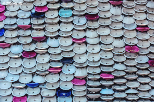 佛山石湾公园马桶瀑布,最奇葩的景点马桶瀑布