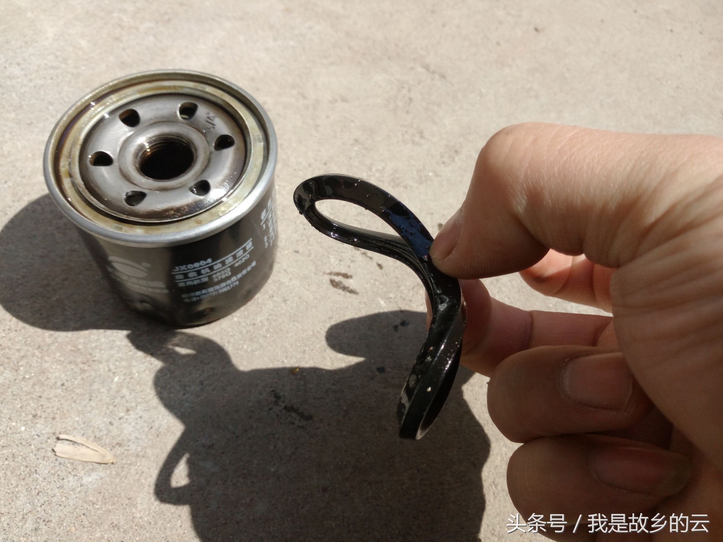 机滤拆解对比,高仿机滤