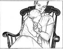 宝宝吐奶拍嗝的正确方法,宝宝吐奶拍嗝正确方法