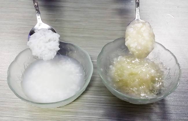 粥里面有白色的东西很稠,早餐店里的粥很粘稠
