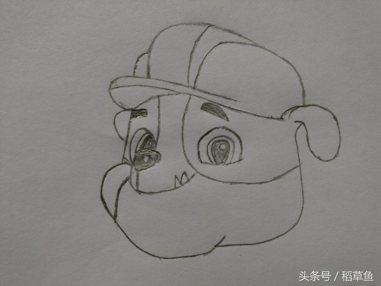 画汪汪队简笔画教程,简笔汪汪队的画法