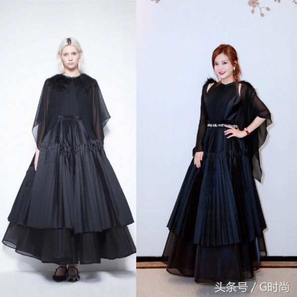 赵薇的礼服图片大全,赵薇红色晚礼服颁奖