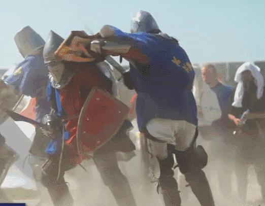 中国队首战世界杯,中国参加中世纪盔甲格斗锦标赛