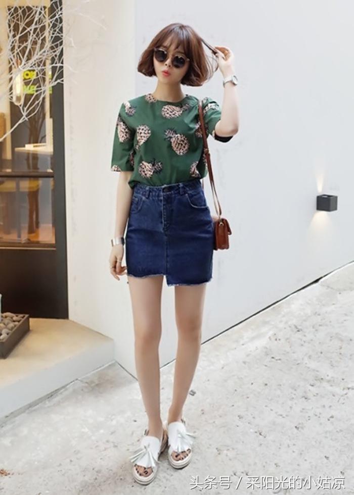 穿上牛仔半身裙，5招瞬间变身时髦文艺气质