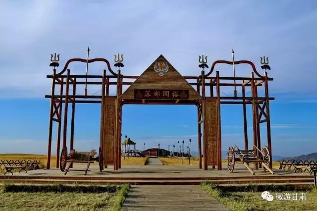 中华裕固族风情走廊与康乐草原,冬季的裕固族风情走廊