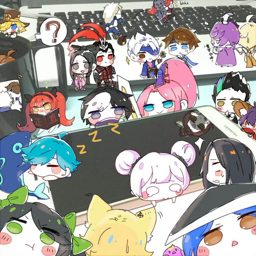 王者荣耀头像野王无水印,王者荣耀红蓝buff卡通头像