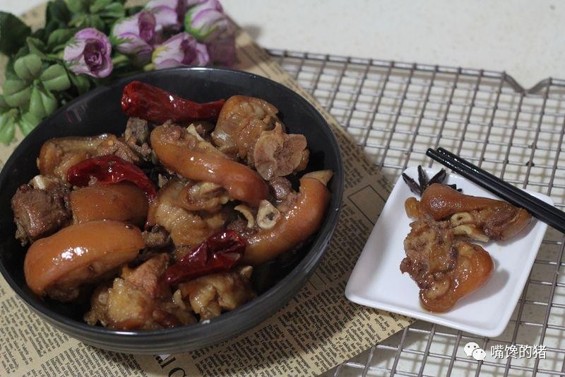 十三香卤猪脚,香卤猪脚工艺流程