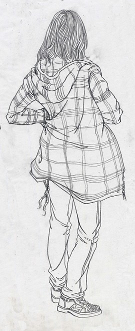 速写默写文稿,速写衣纹默写