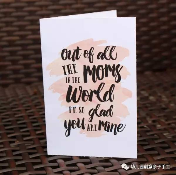 母亲节到了给母亲画贺卡,母亲节孩子给母亲的贺卡