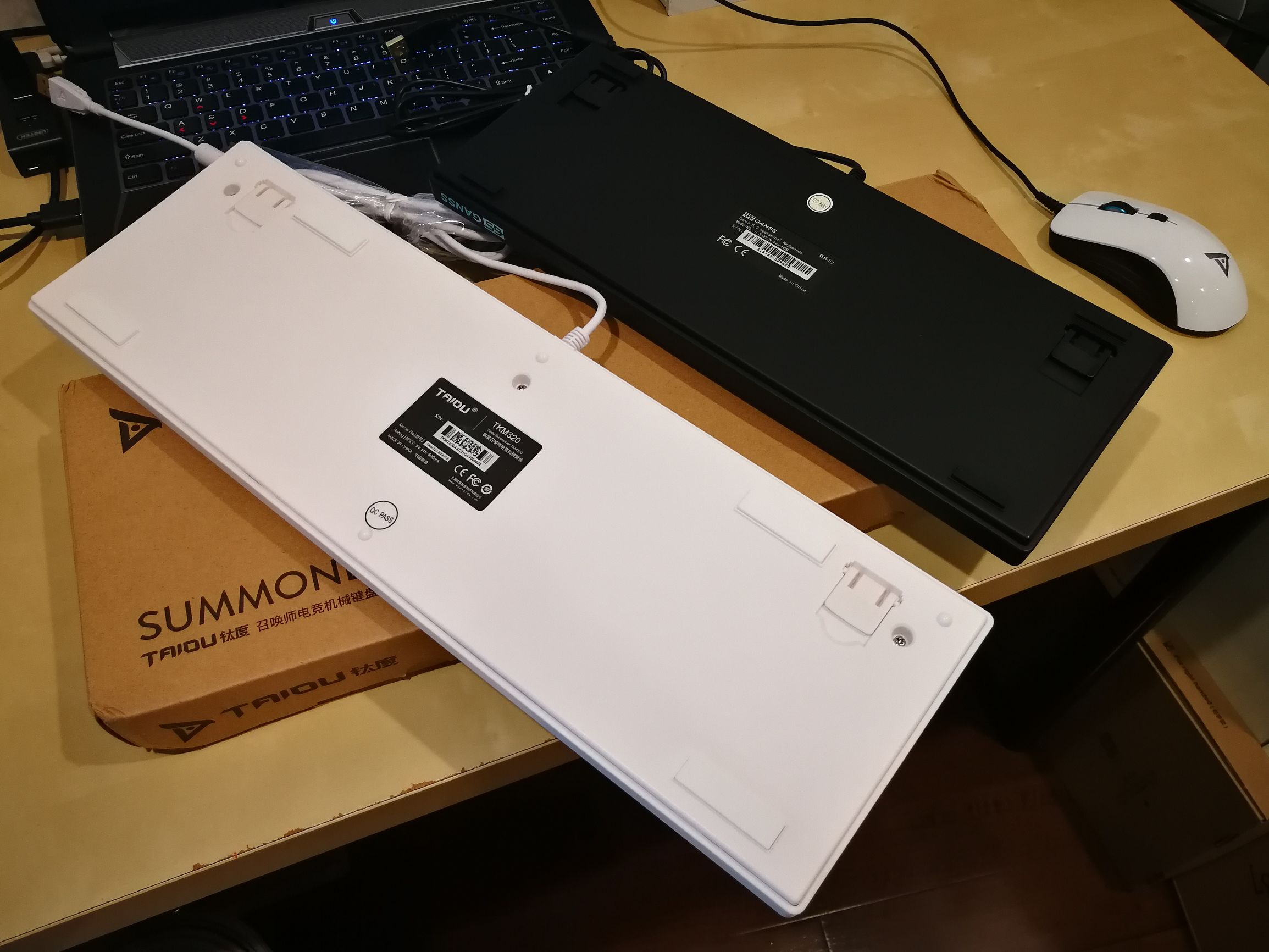 190元钛度键盘,钛度k550机械键盘