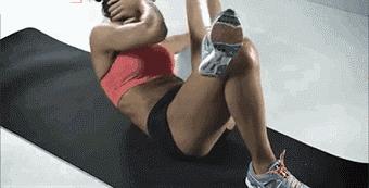 袁姗姗如何练成马甲线条,袁姗姗腹部训练动作大全