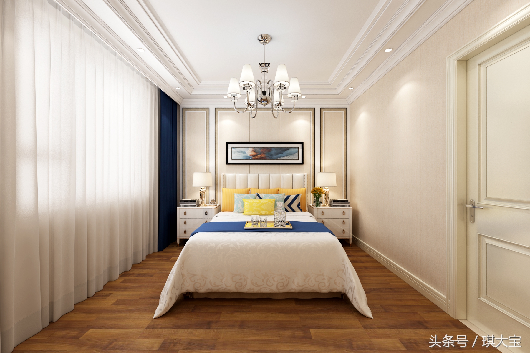 15万装修97平米的房子,15万装修100平方奶油风房子