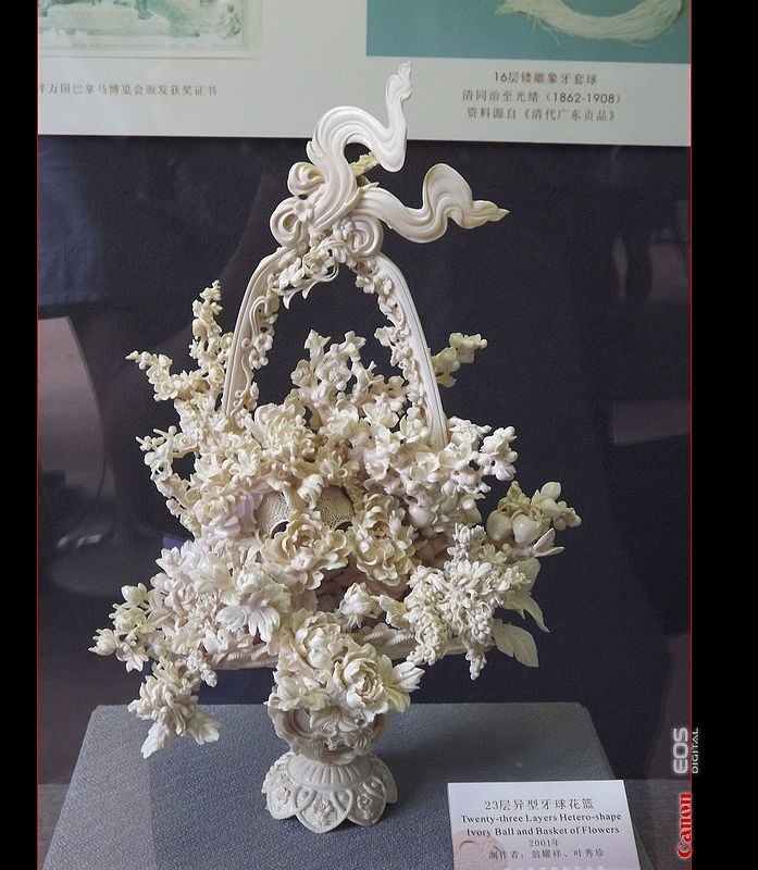 广州牙雕著名作品,极品传神古朴牙雕