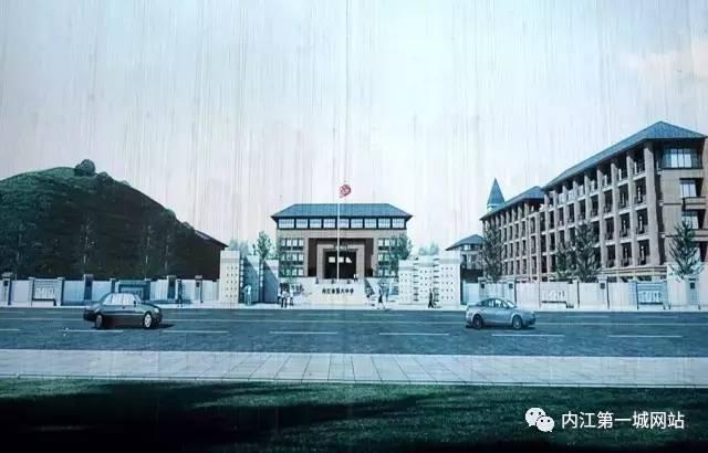 内江师院全景图,内江师院效果图