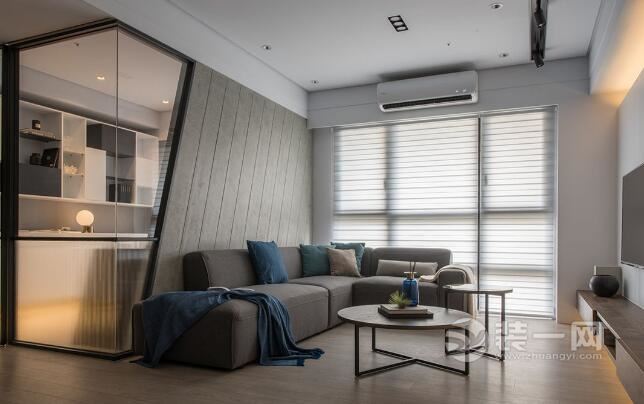 94平方两房一厅北欧风格样板图,三居户型设计效果图北欧风