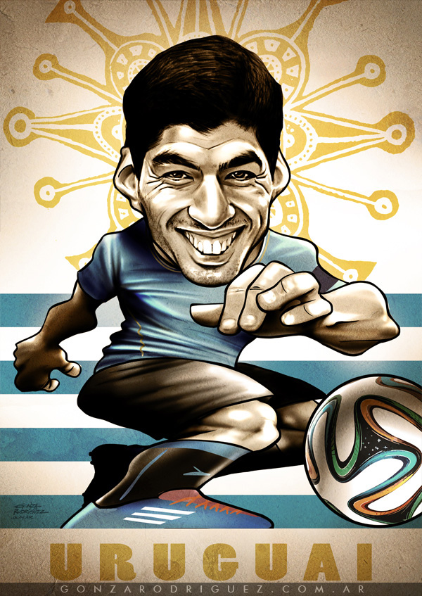 世界杯足球明星漫画图,足球球星五大联赛漫画图片