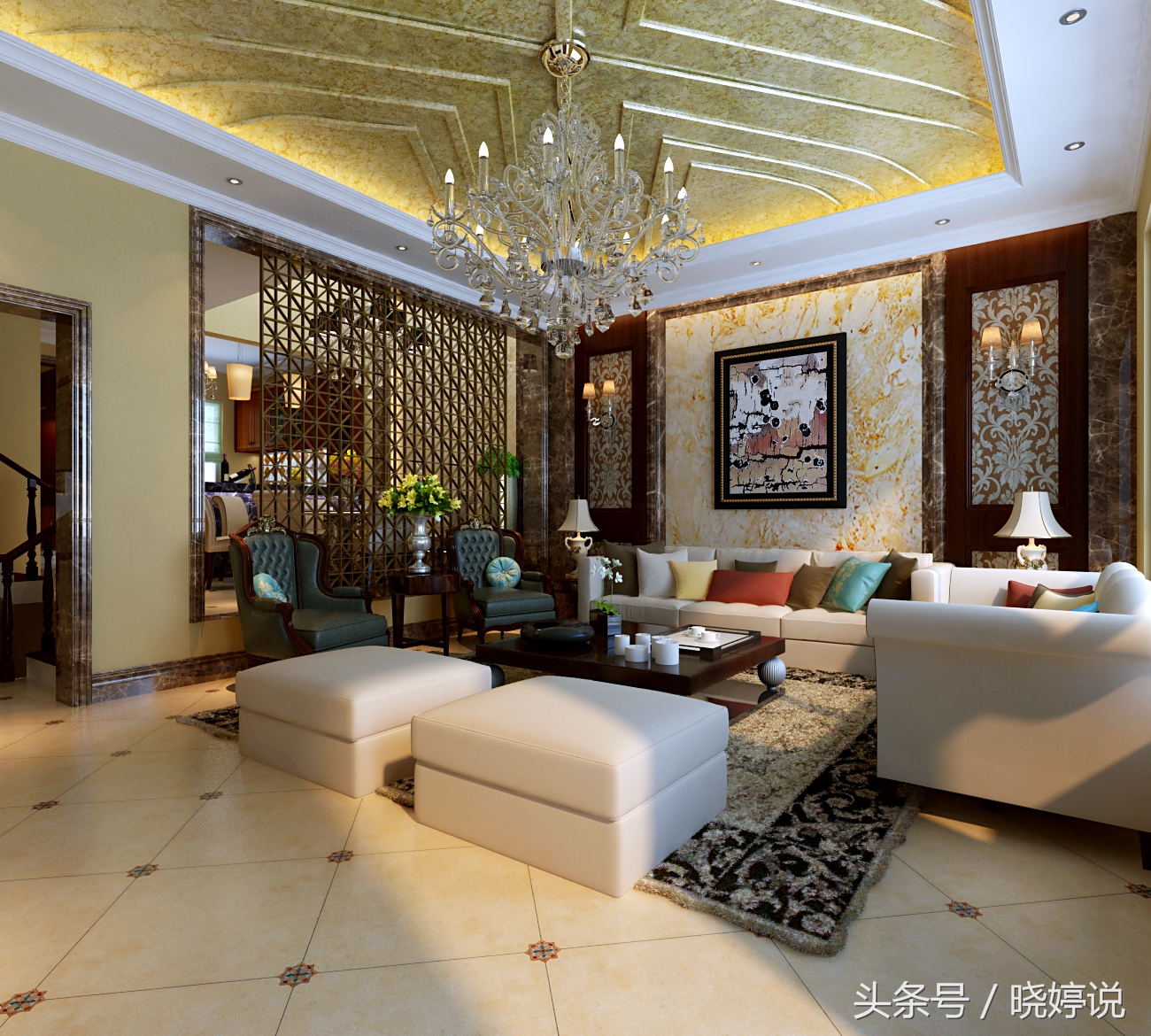 农村简约欧式风格装修室内效果图,2020最流行的欧式风格